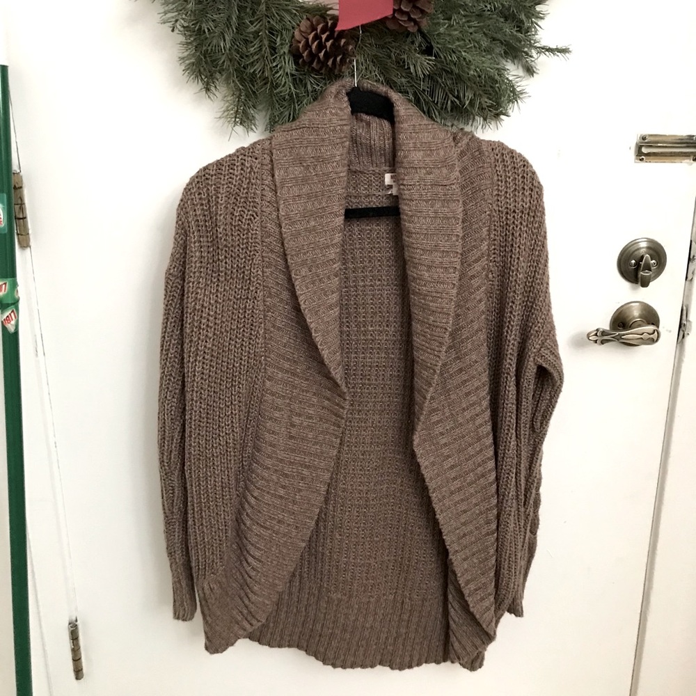 Mossimo Brown Cardigan
